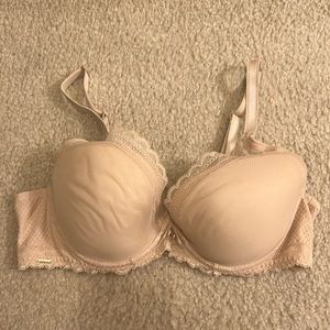 Parisian Allure Plunge T-Shirt Bra - Beige - 38C